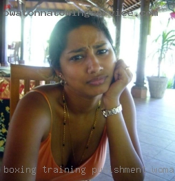 Boxing training punishment stories woman in Centre, Alabama.